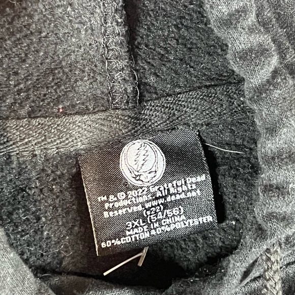 Grateful Dead Official Licensed 3XL Black Hoodie Sweatshirt Dancing Bears - Picture 7 of 9